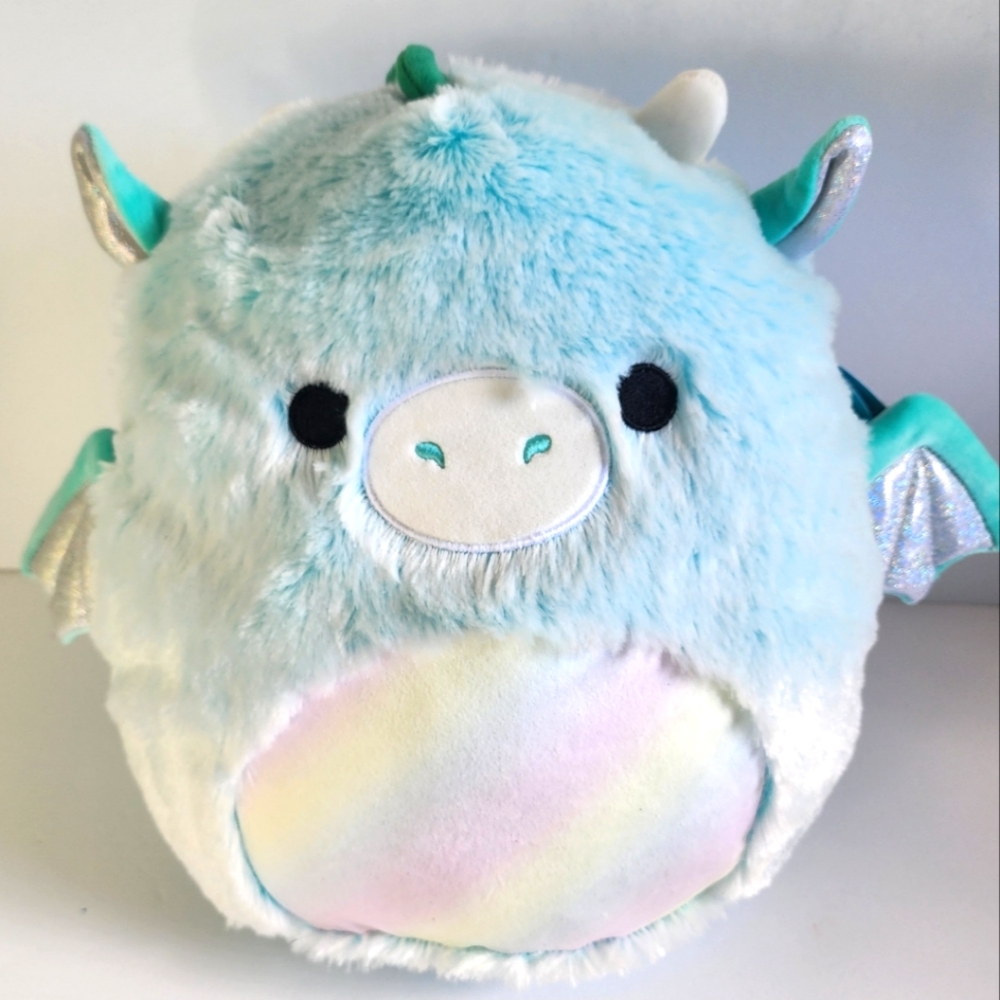 LORELAI 🐉 Blue Dragon FuzzAMallow Original Squishmallows by Kelly Toy ☆》NWT ☆》